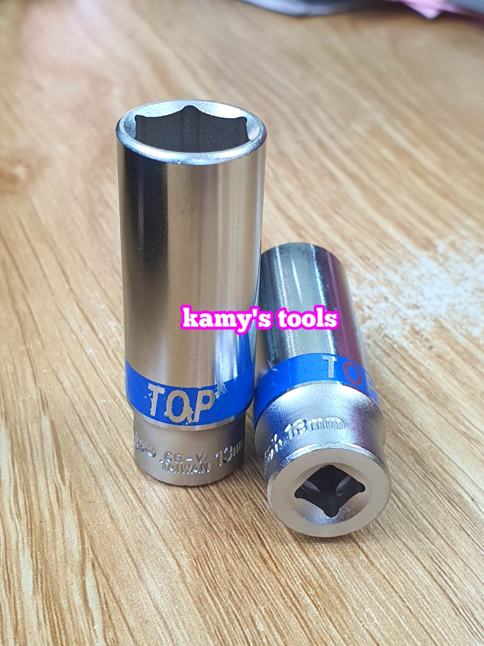 Đầu tuýp đầu khẩu dài lỗ 1/4" hiệu Top hoặc Standard dài 50mm đủ size bán lẻ từng cái