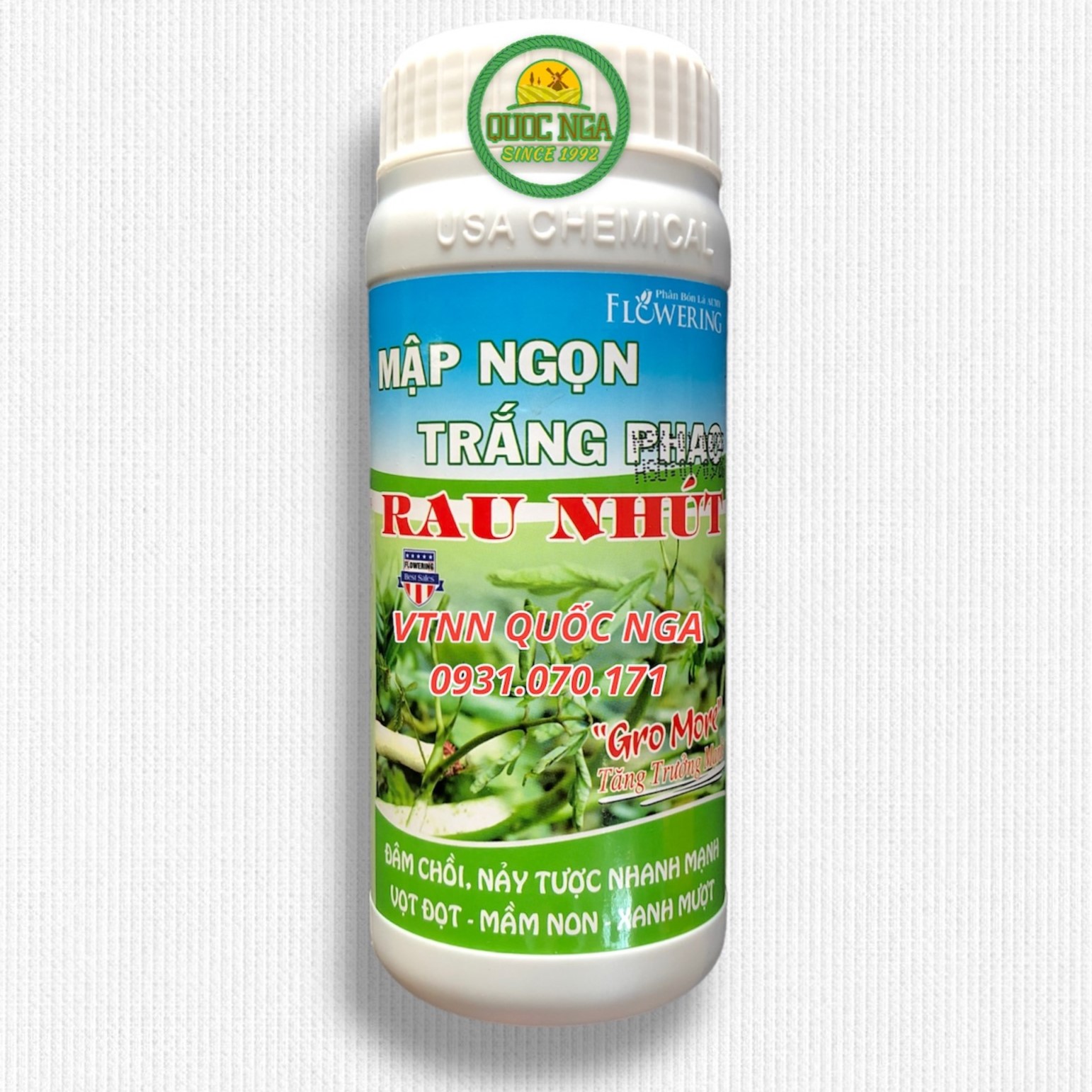 PHÂN BÓN LÁ CHUYÊN DÙNG CHO RAU NHÚT TRẮNG PHAO - MẬP NGỌN