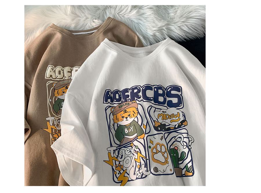 Áo thun unisex nam nữ Tiger Boy thời trang