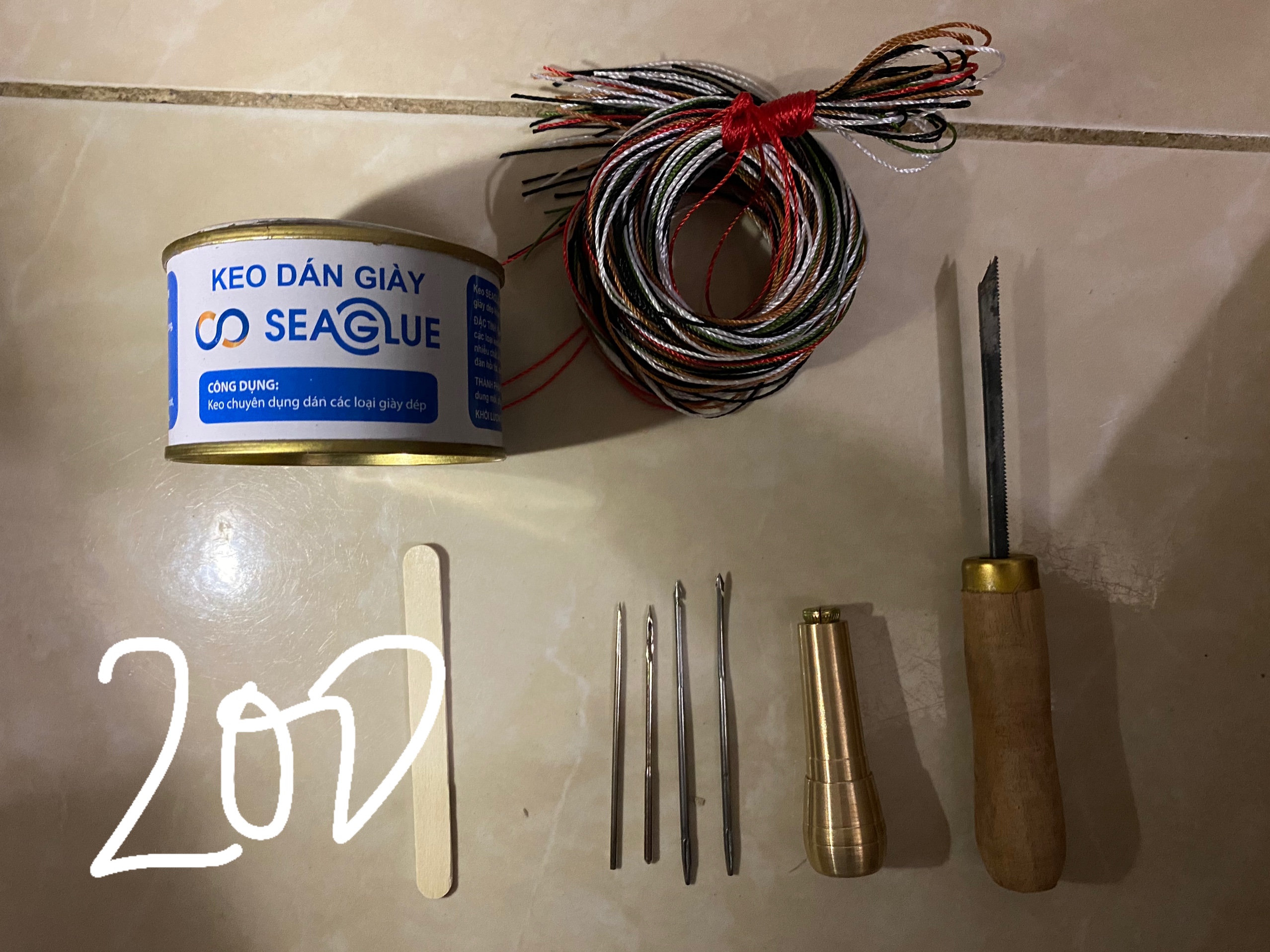 Combo bộ khâu giày cán đồng đầy đủ