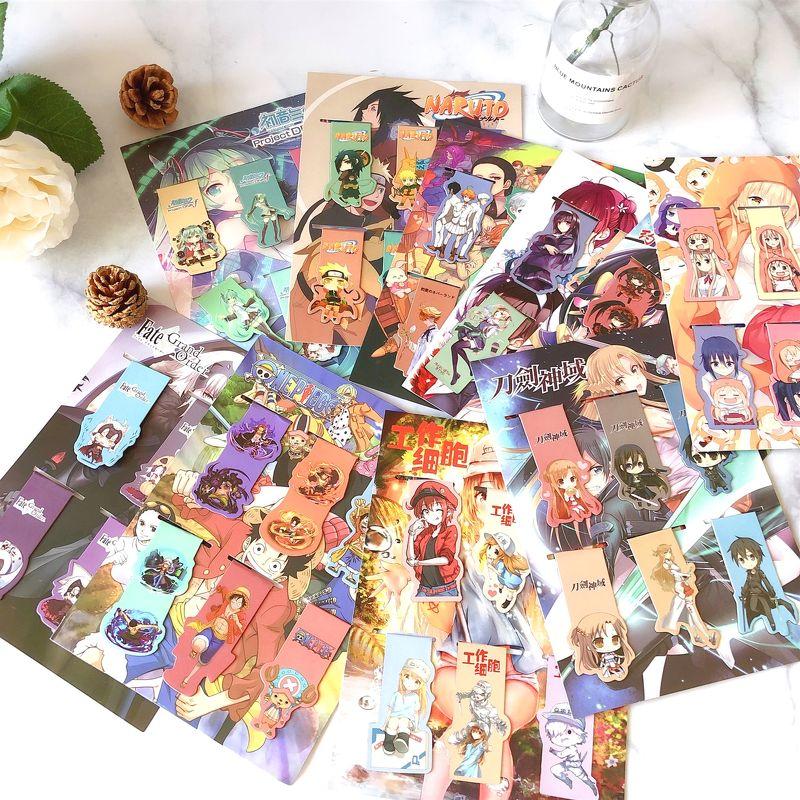 Bookmark Sát phá lang đánh dấu sách 36 tấm anime chibi