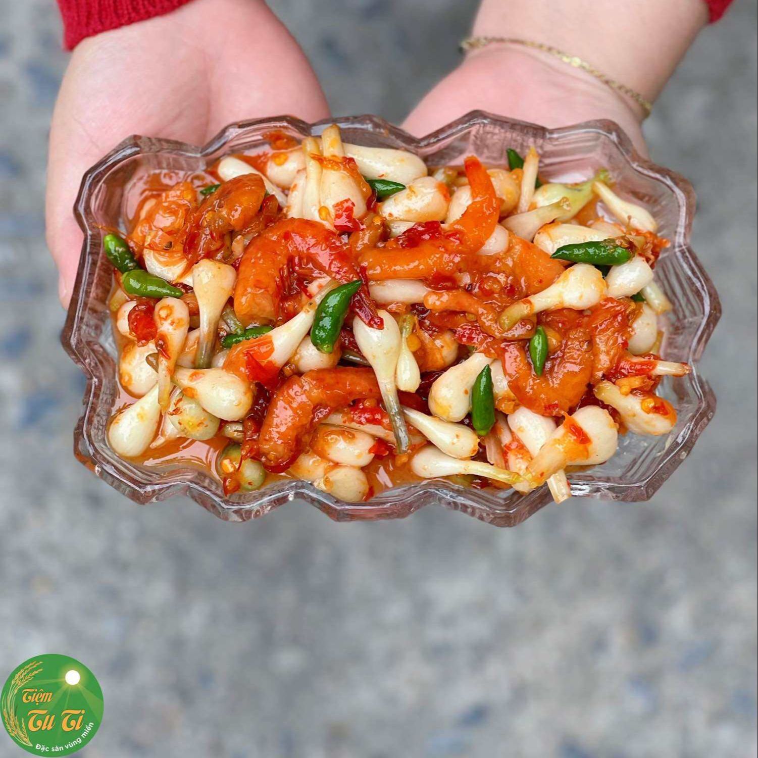Mắm Tôm Chua trộn Củ Kiệu hũ 500g
