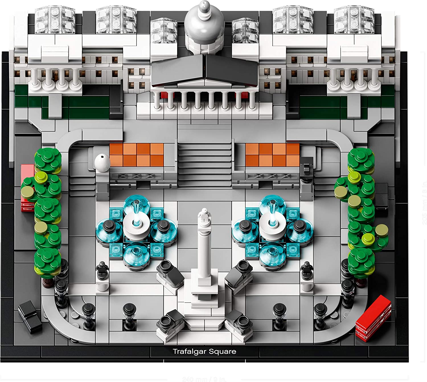 Bộ đồ chơi LEGO Architecture 21045 Trafalgar Square Building (1197 mảnh)