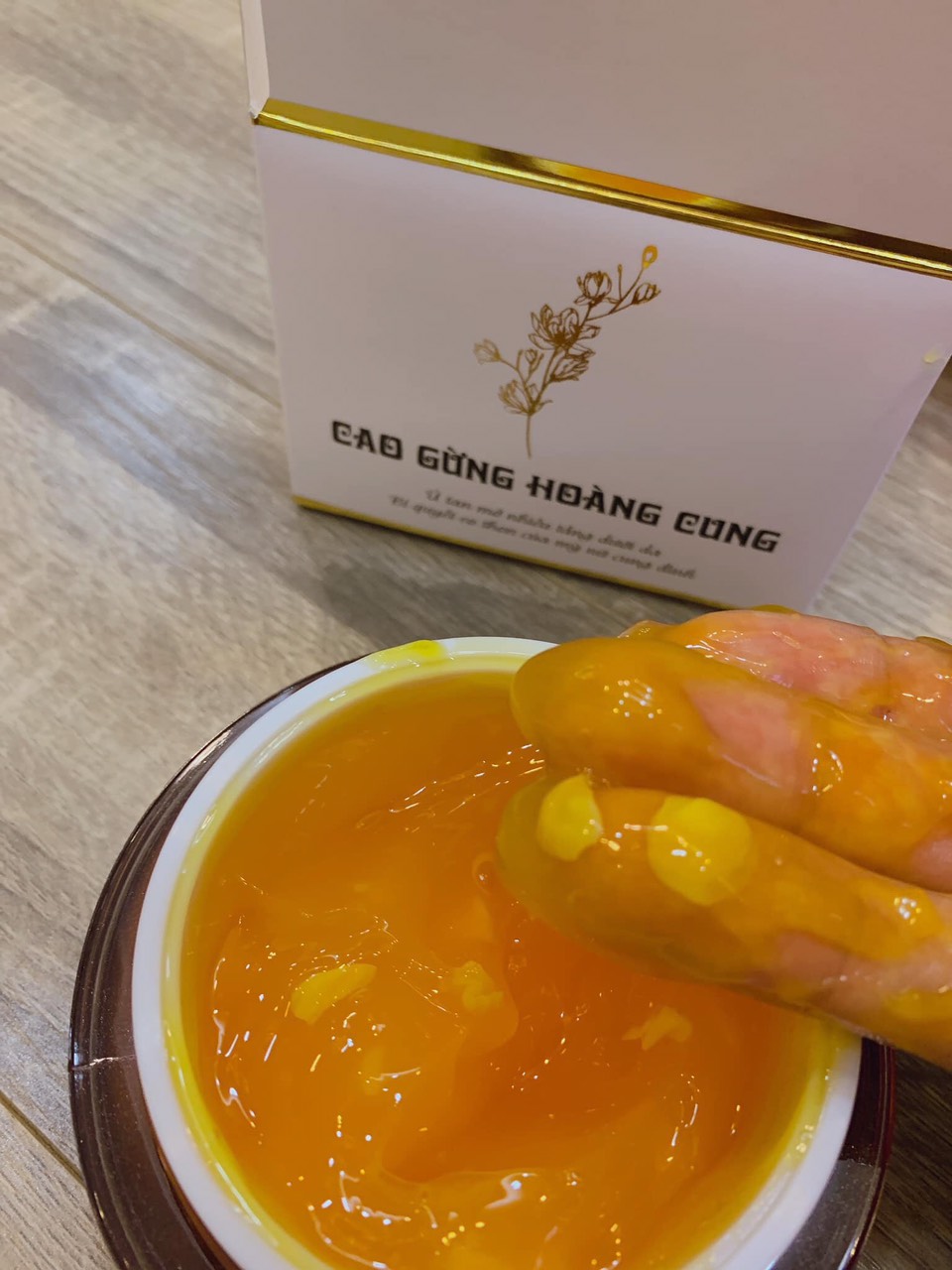 Cao gừng hoàng cung siêu tan mỡ 150gr