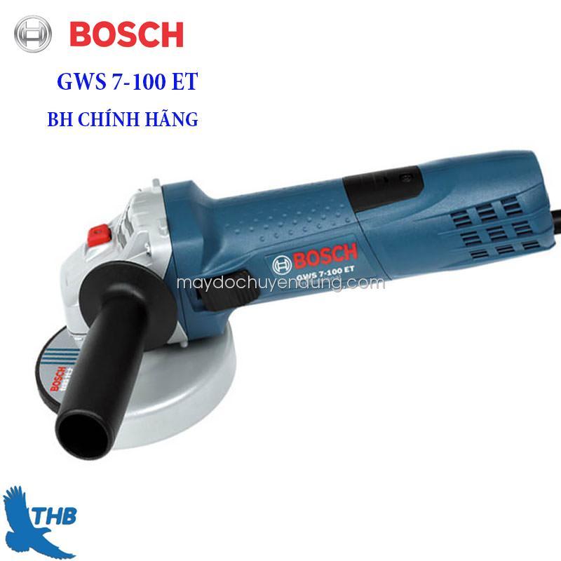 Máy mài góc Bosch GWS 7-100 ET ( Tặng đá cắt mài)