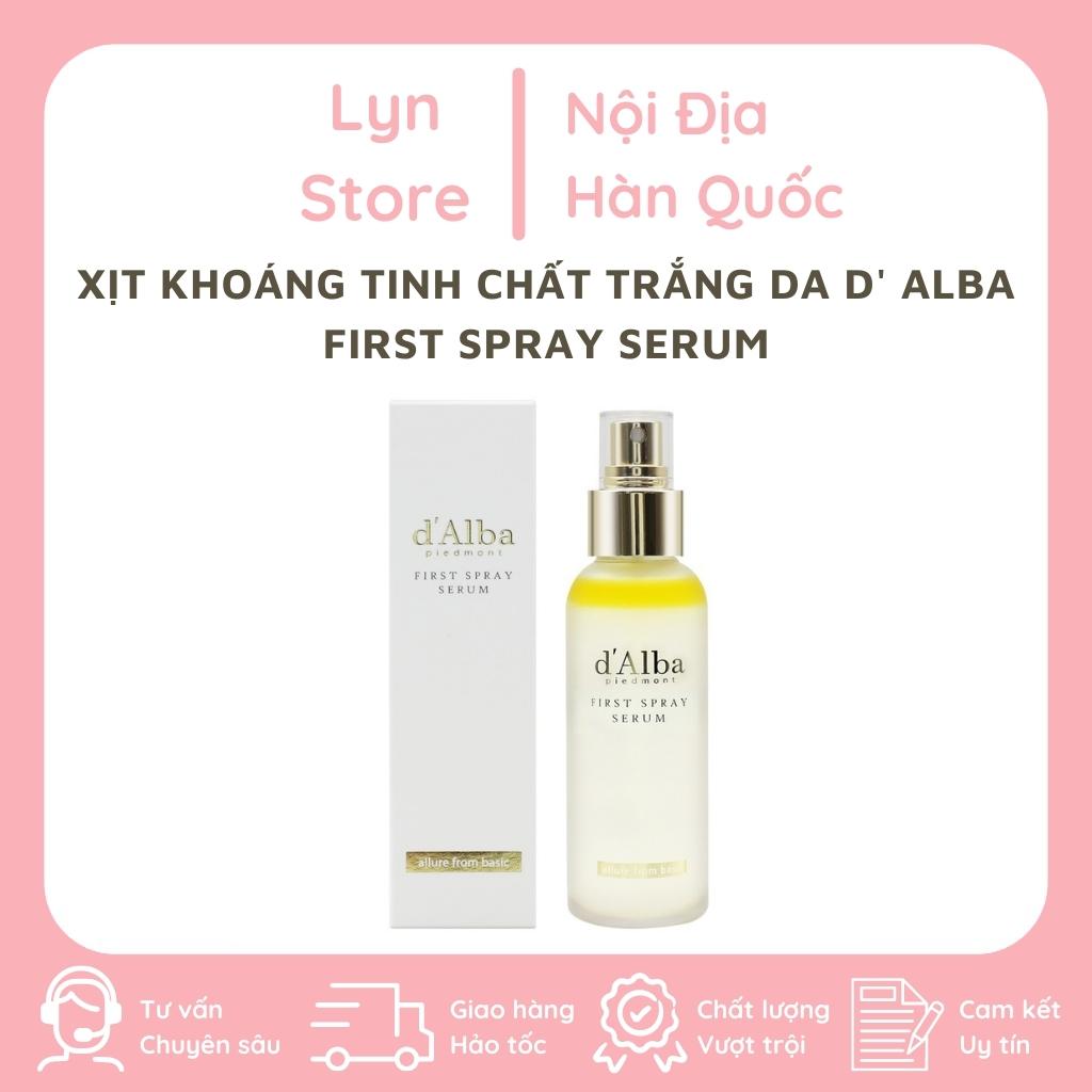 Xịt khoáng Tinh Chất Trắng Da D' Alba First Spray Serum