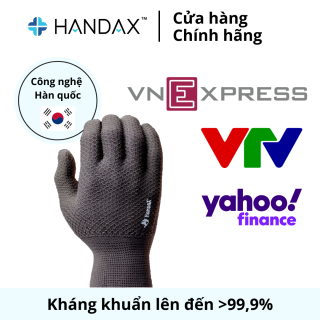 [MỚI] Găng tay kháng virus Handax HDX-1 99.9% hiệu quả chống lại Covid-19 Sử dụng nhiều lần Cảm ứng điện thoại Thiết kế chống trượt silicon Kiểu dáng dệt hình tổ ong Công nghệ Hàn Quốc thumbnail