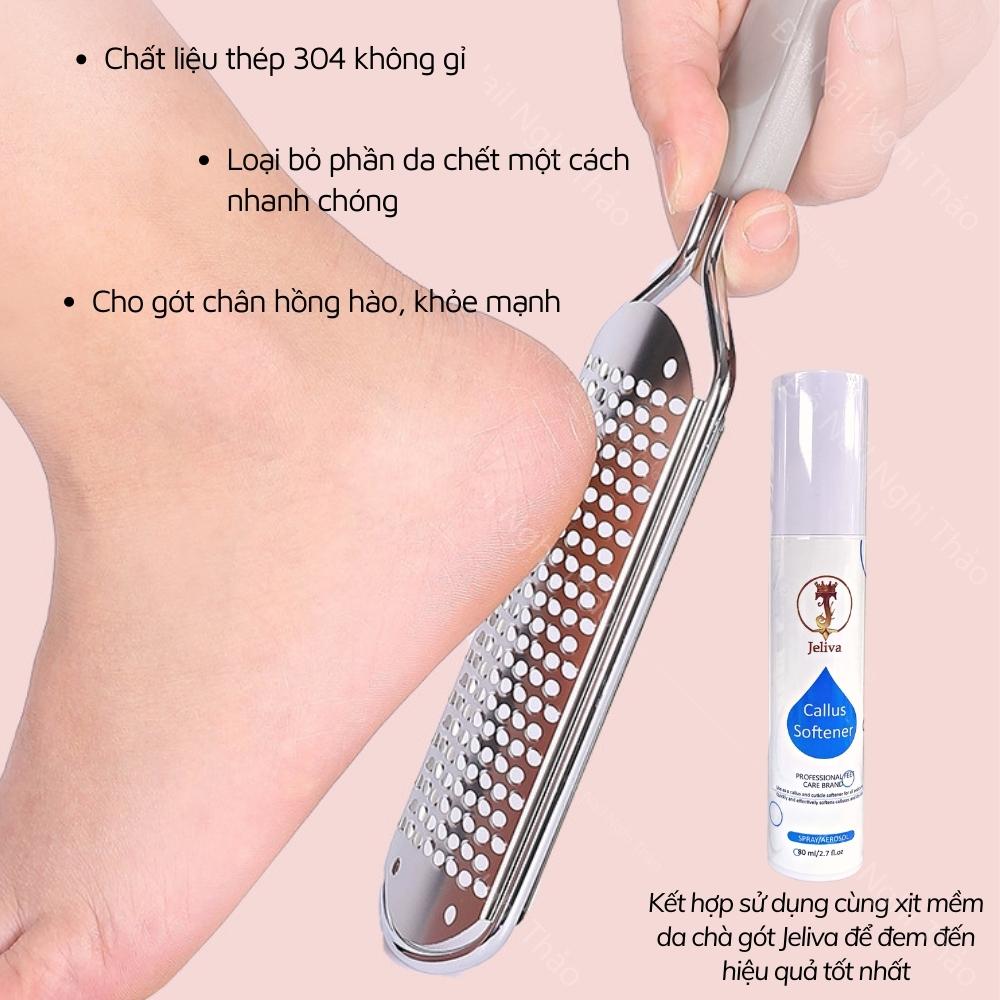 Dụng cụ chà gót chân inox