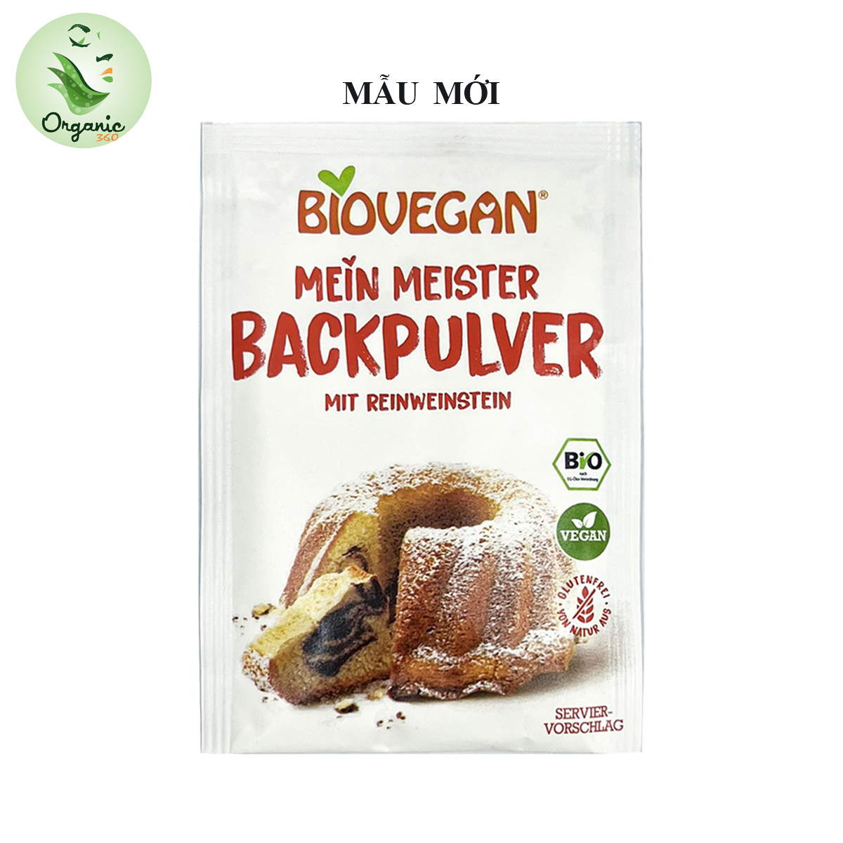 Bột nở hữu cơ Meister Backpulver Biovegan
