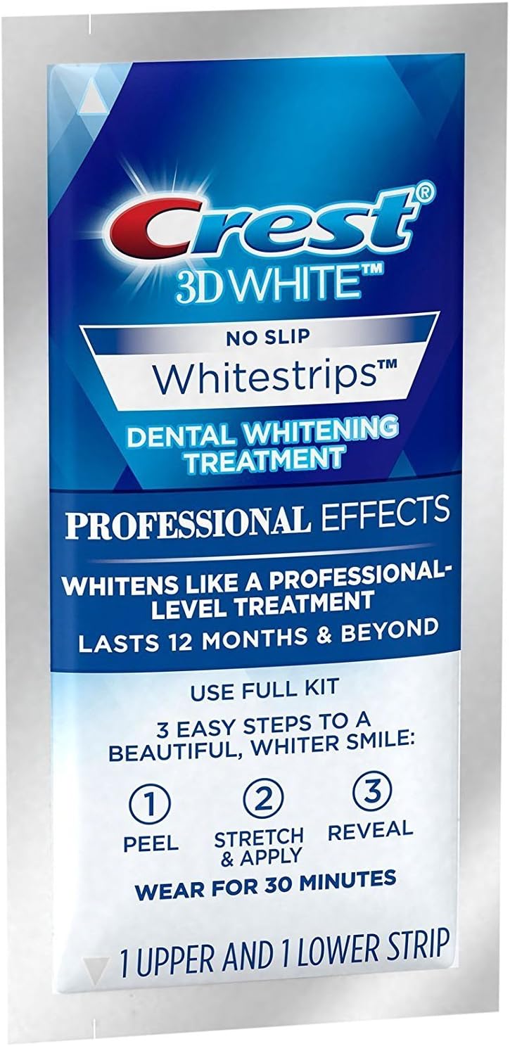 Miếng dán trắng răng Crest 3D White Professional Effects