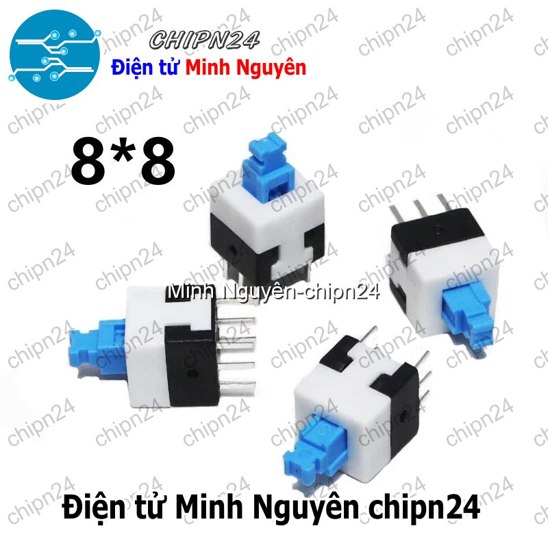 (F83) Nút nhấn 6 chân Tự Giữ (5.8x5.8mm/7x7mm/8x8mm/8.5x8.5mm) - [Chọn Loại] - HHH.00135