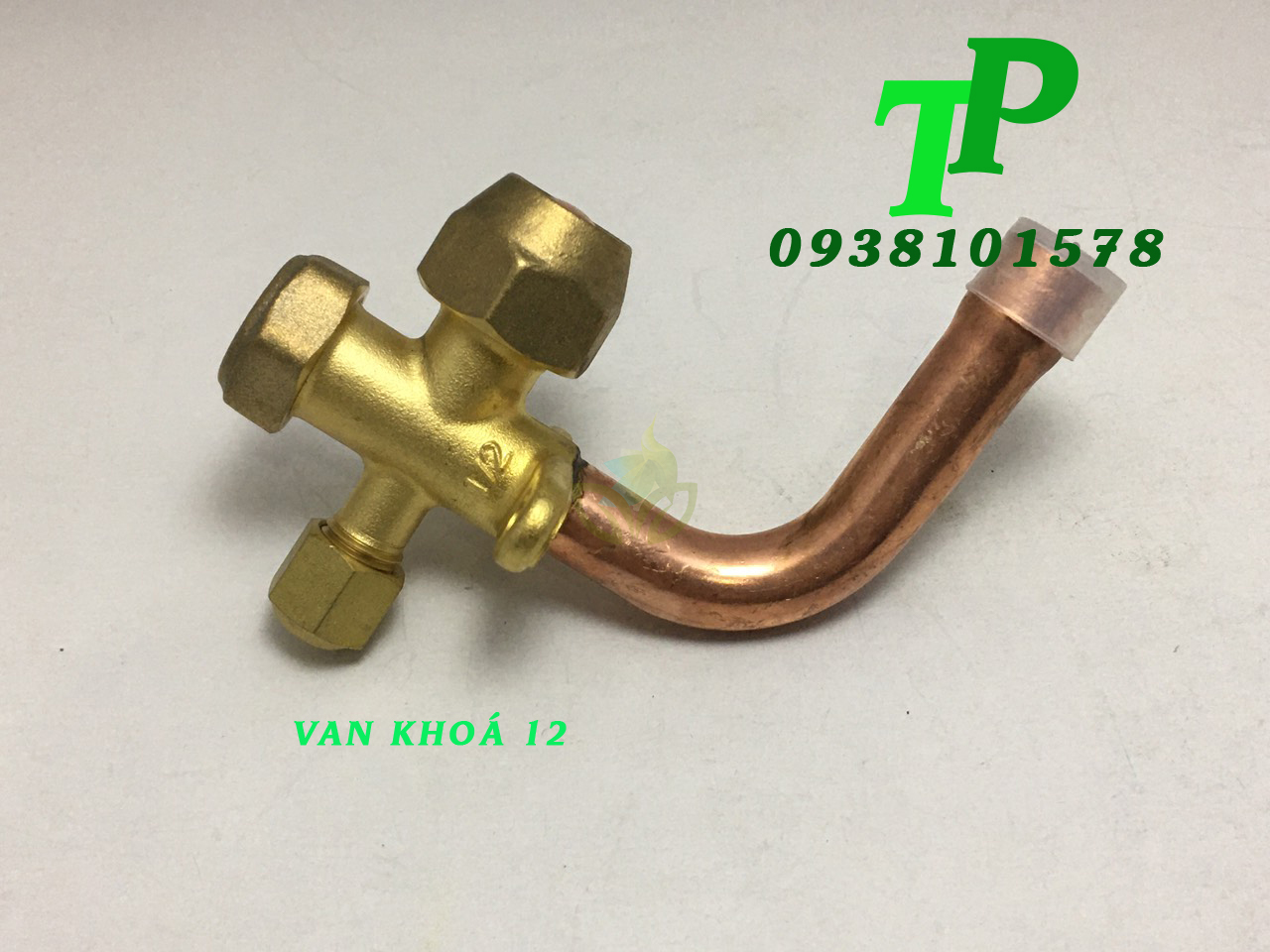 Van khóa cục nóng điều hòa phi 12