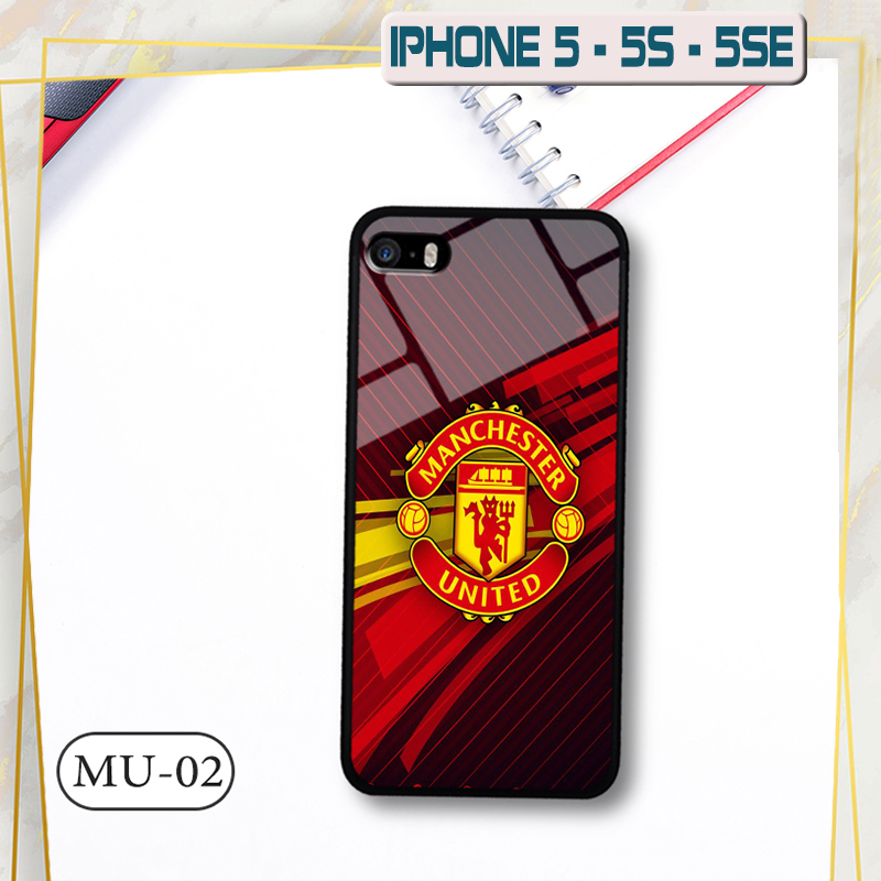 Ốp kính 3D IPHONE 5 - in biểu tượng đội bóng