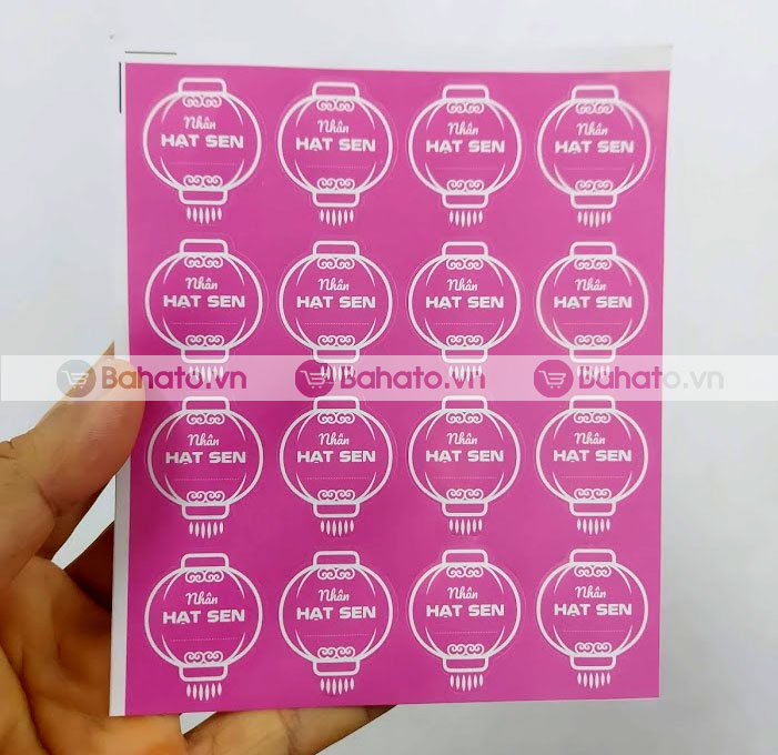 Tem dán nhân bánh trung thu đèn lồng (chọn mẫu)