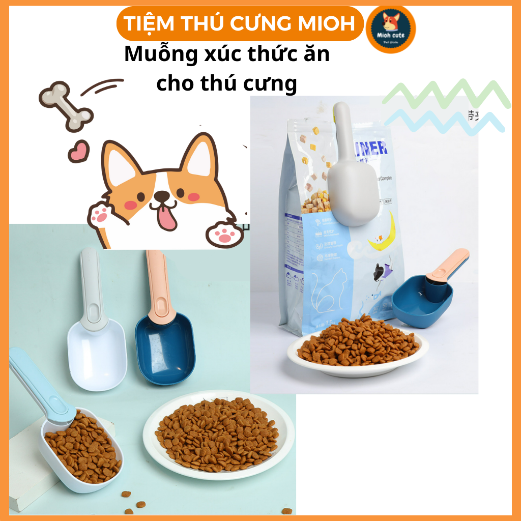 Muỗng xúc hạt, muỗng lấy đồ ăn cho thú cưng