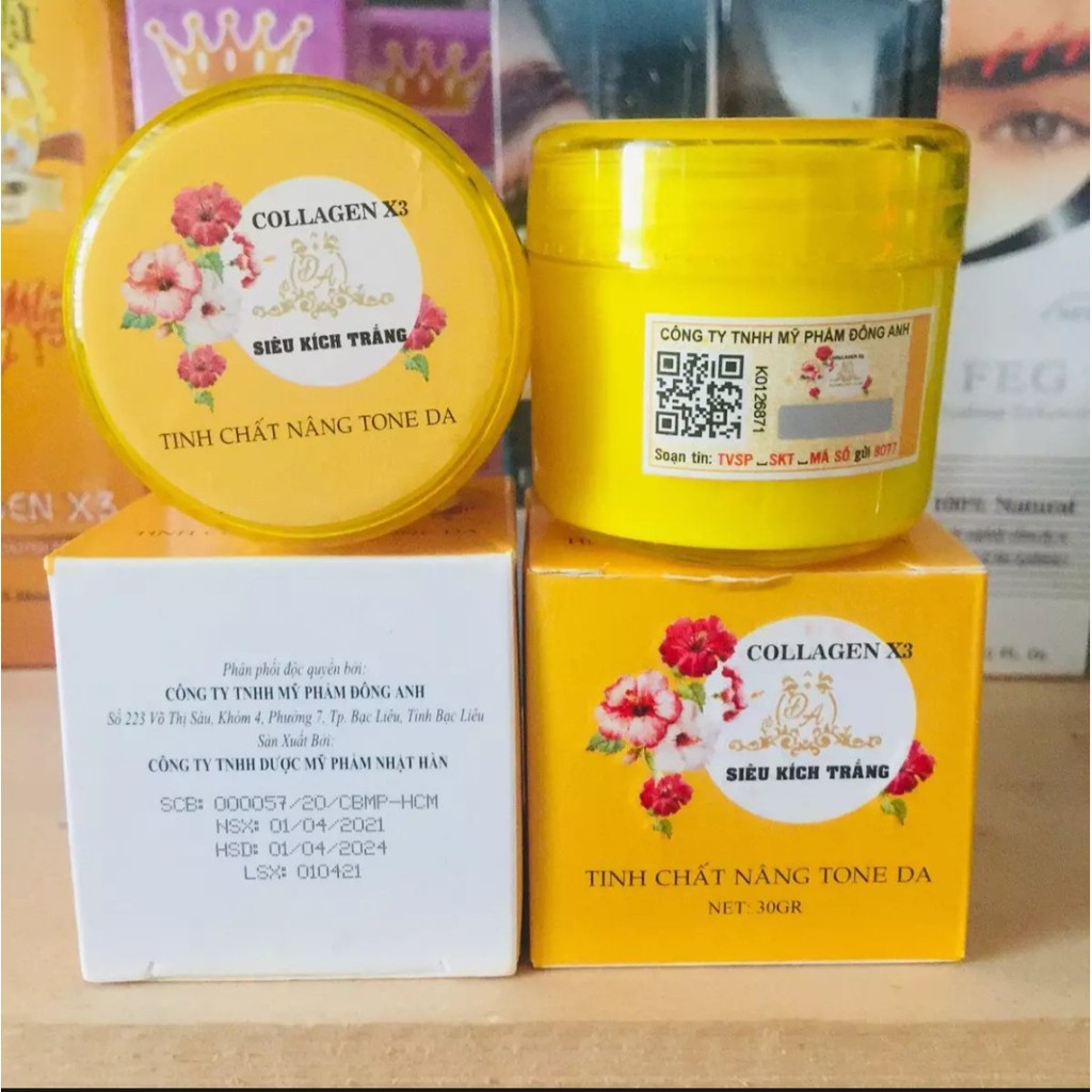 Kích Trắng Collagen X3