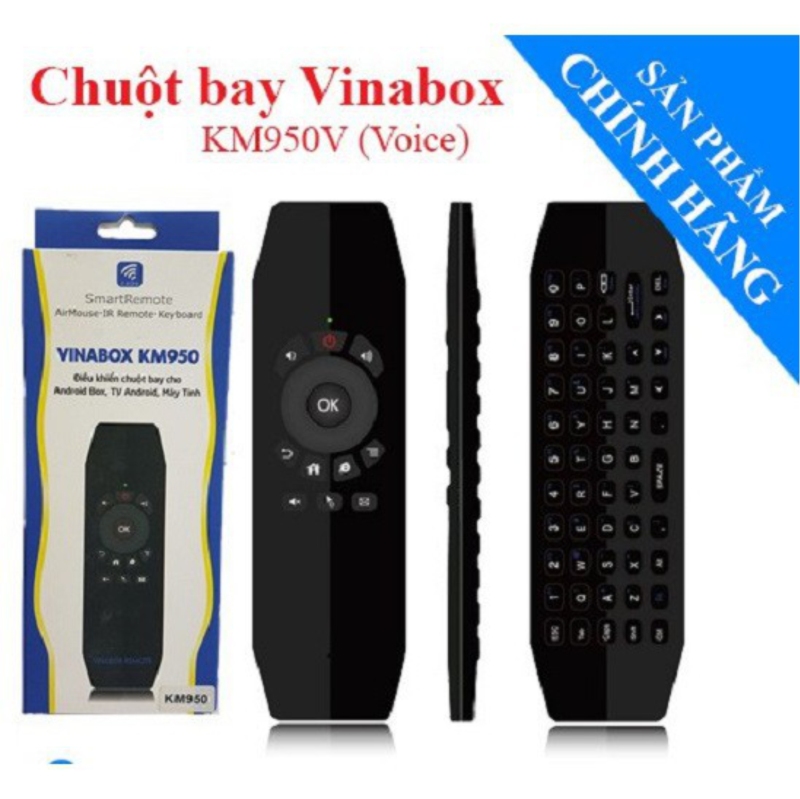 Chuột bay Vinabox KM950V (có Mic) dành cho box android có hỗ trợ voice