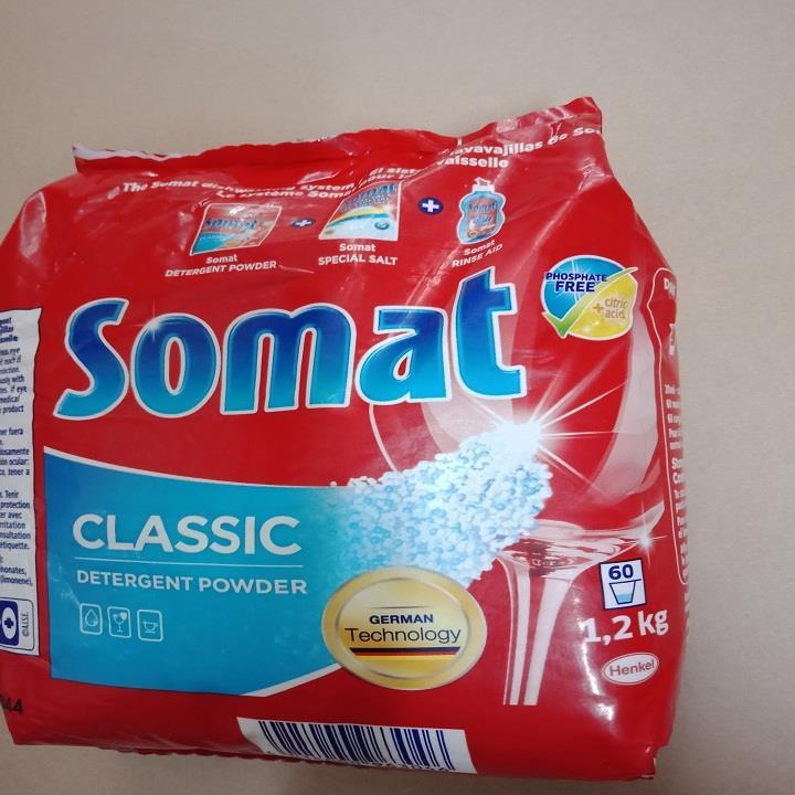 Combo 2 Bột Rửa Bát Chén- Somat Classic Detergent Powder 1.2kg