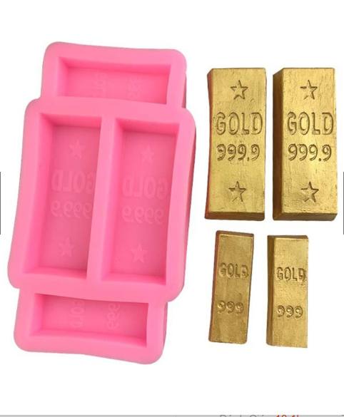9999 Gold Tree-Shaped Silicone Mold