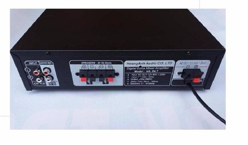 Ampli mini Oriole 220V PA7 cắm acquy