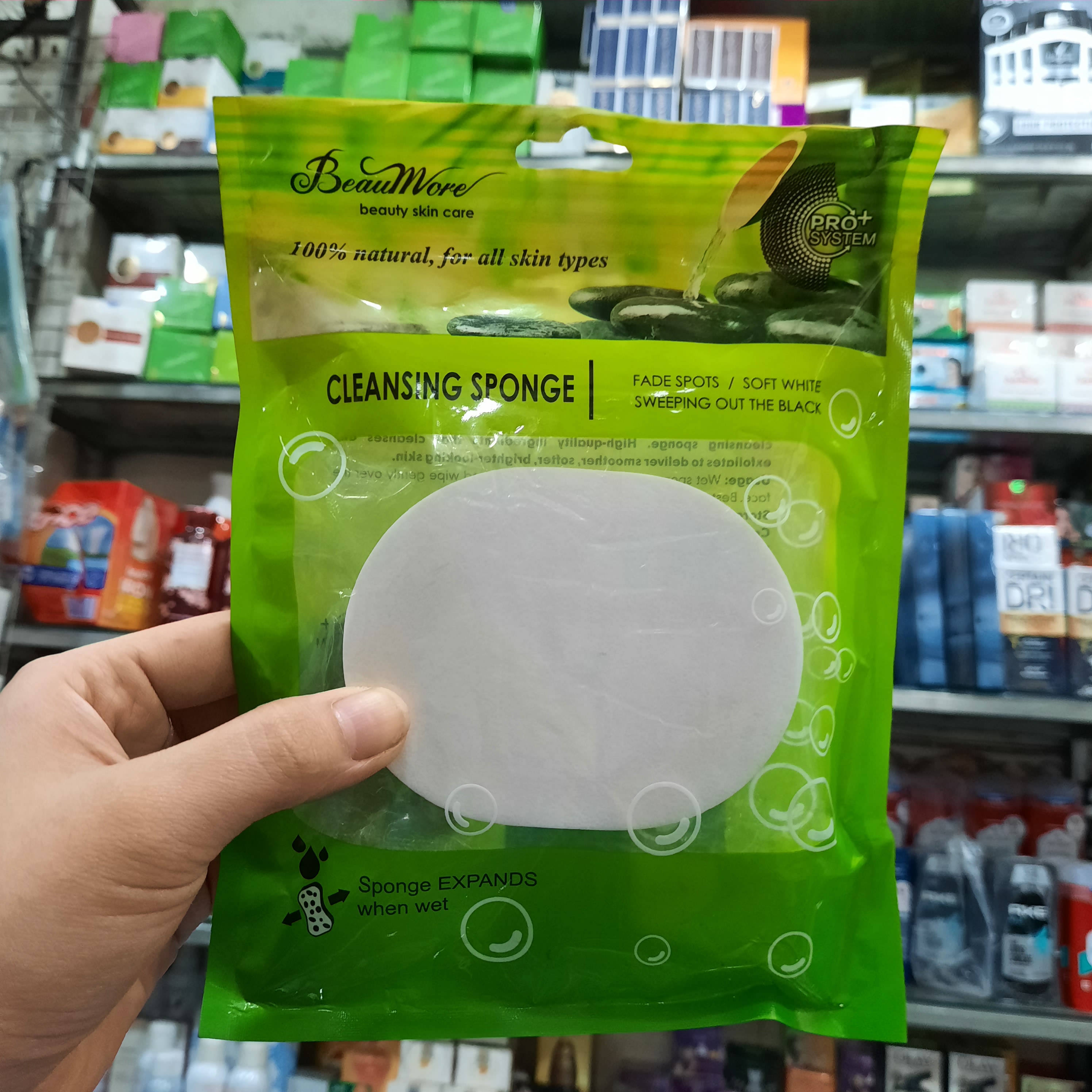 Bông bọt biển rửa mặt BeauMore Cleansing Sponge