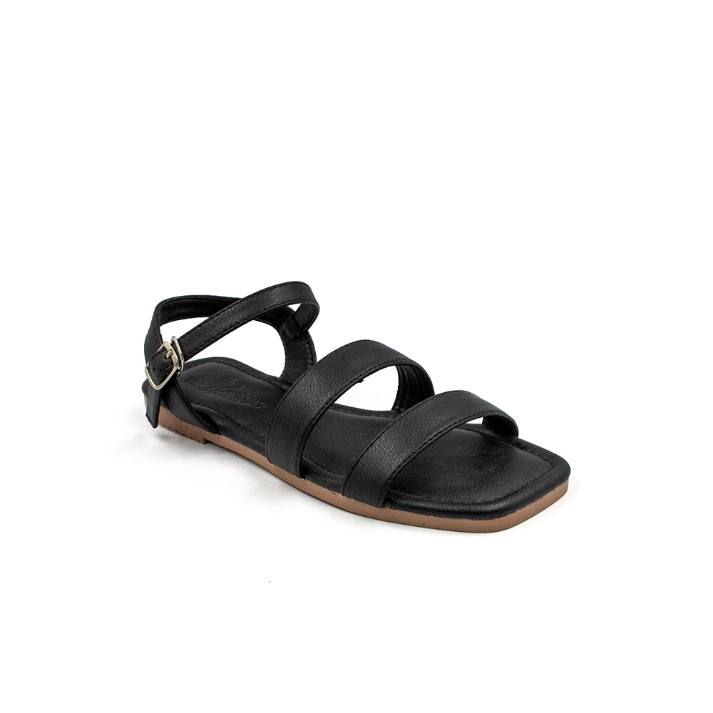 Hunting for a Sale in October |   30% Off Order 199K - Microfiber Leather Cross Strap Women's Sandal Tmw32601