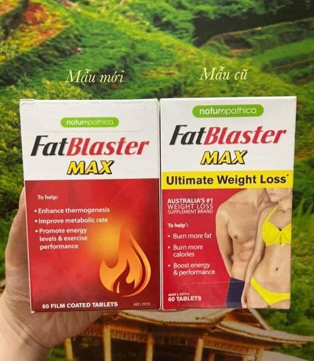 giảm cân Fatblaster Max Hộp 60 viên