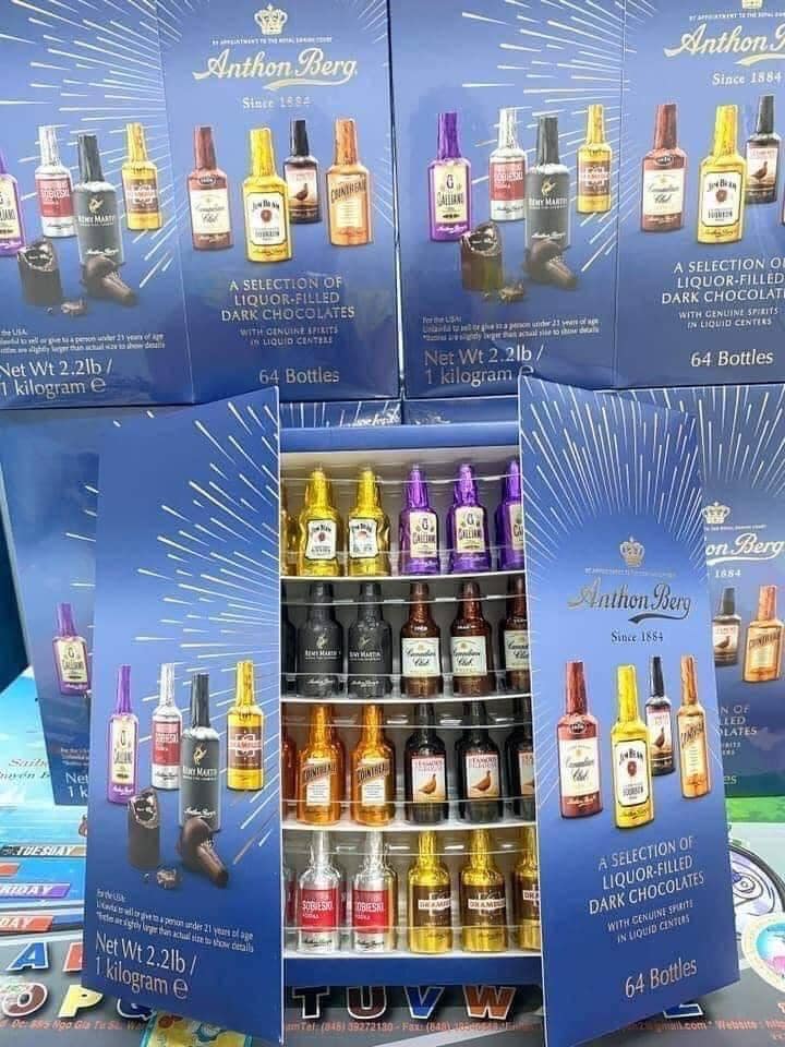 SOCOLA RƯỢU SET 64 CHAI