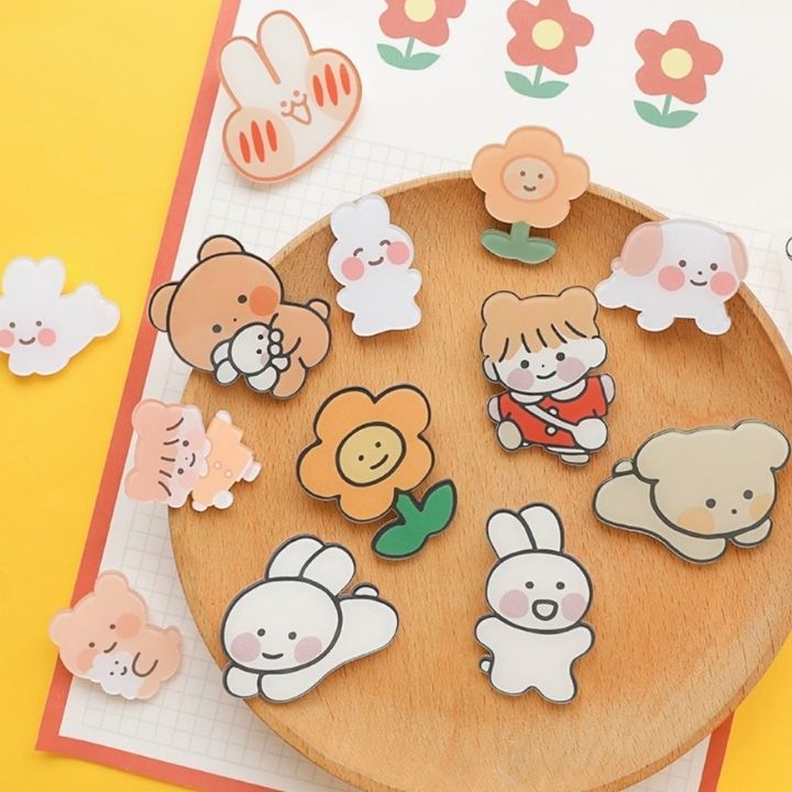 Combo 4 Huy Hiệu Pin Cài Áo Balo Cute Dễ Thương Trang Trí Áo Ba Lô Túi Xách