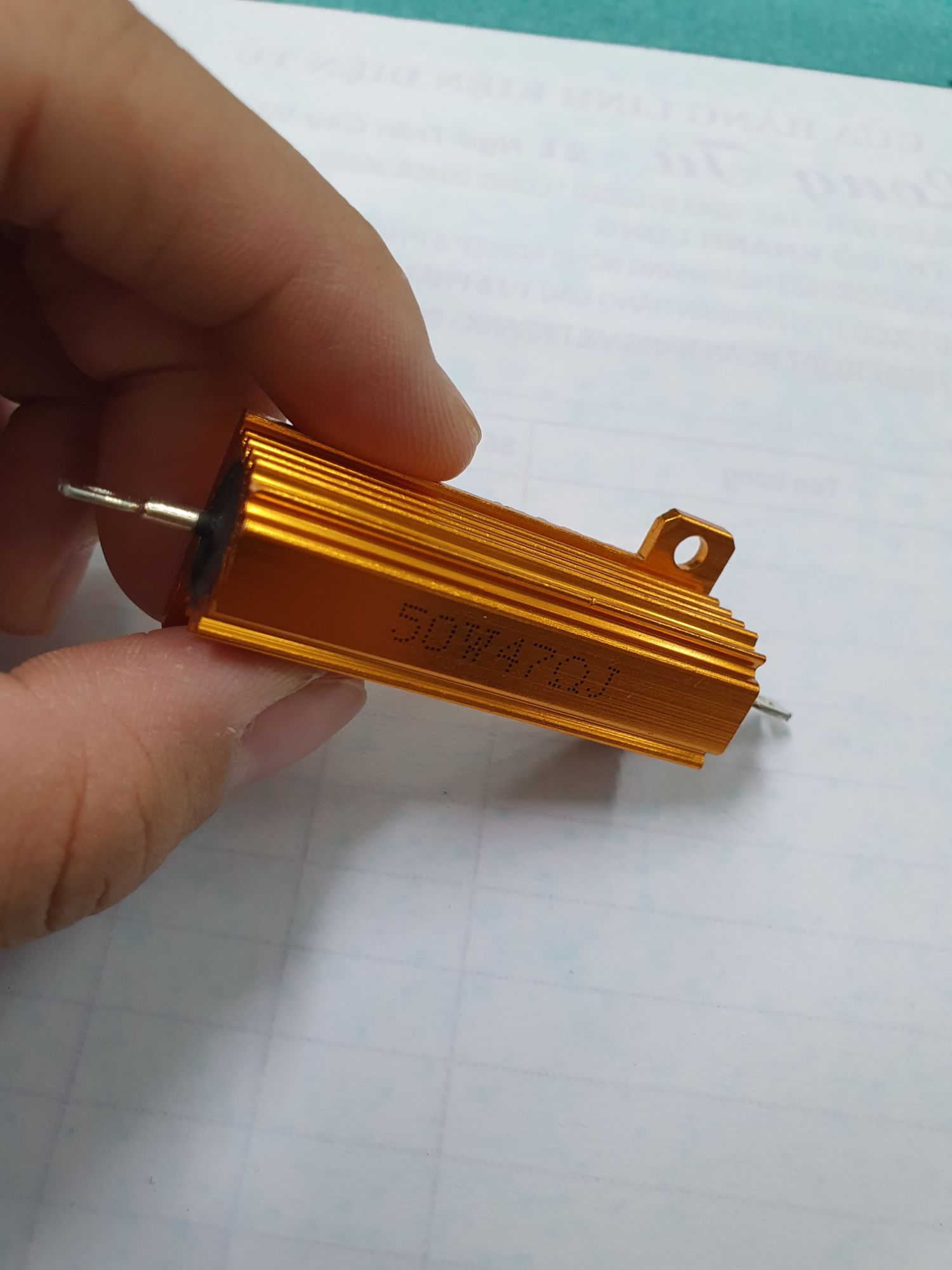 trở nhôm 50w 47 ôm