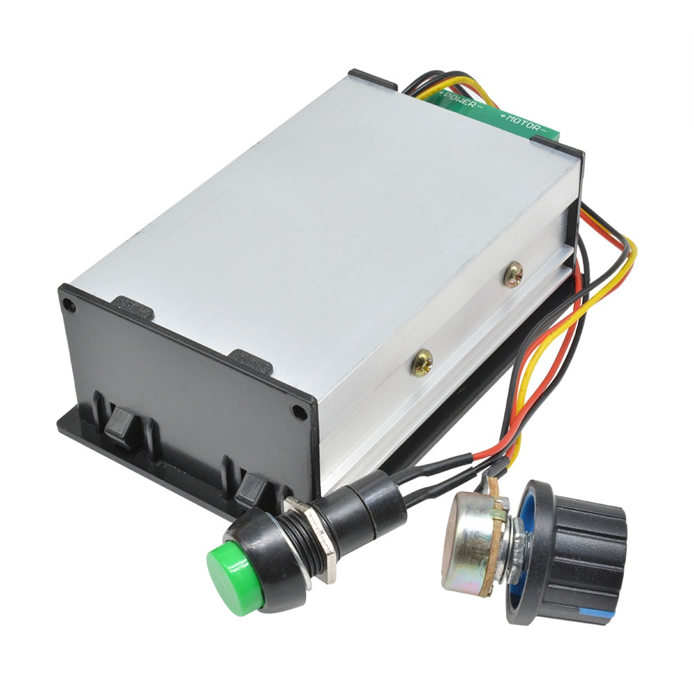 30A DC 6V 12V 24V 48V PWM Motor Speed Controller LED Digital Display 0-100% Adjustable Voltage Regulator w/ Potentiometer Switch