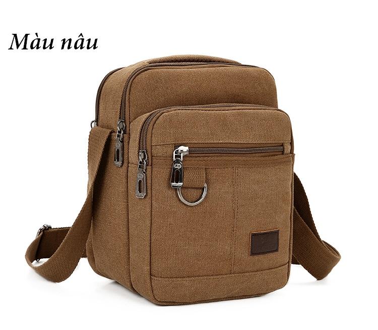 [HCM]Túi đeo chéo nam vải bô.
