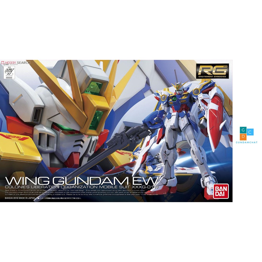 Mô hình lắp ráp rg wing gundam ew 20 bandai 4573102630537