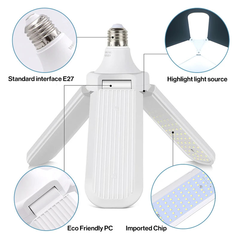 Bóng đèn 3 cánh quạt 45W siêu sáng