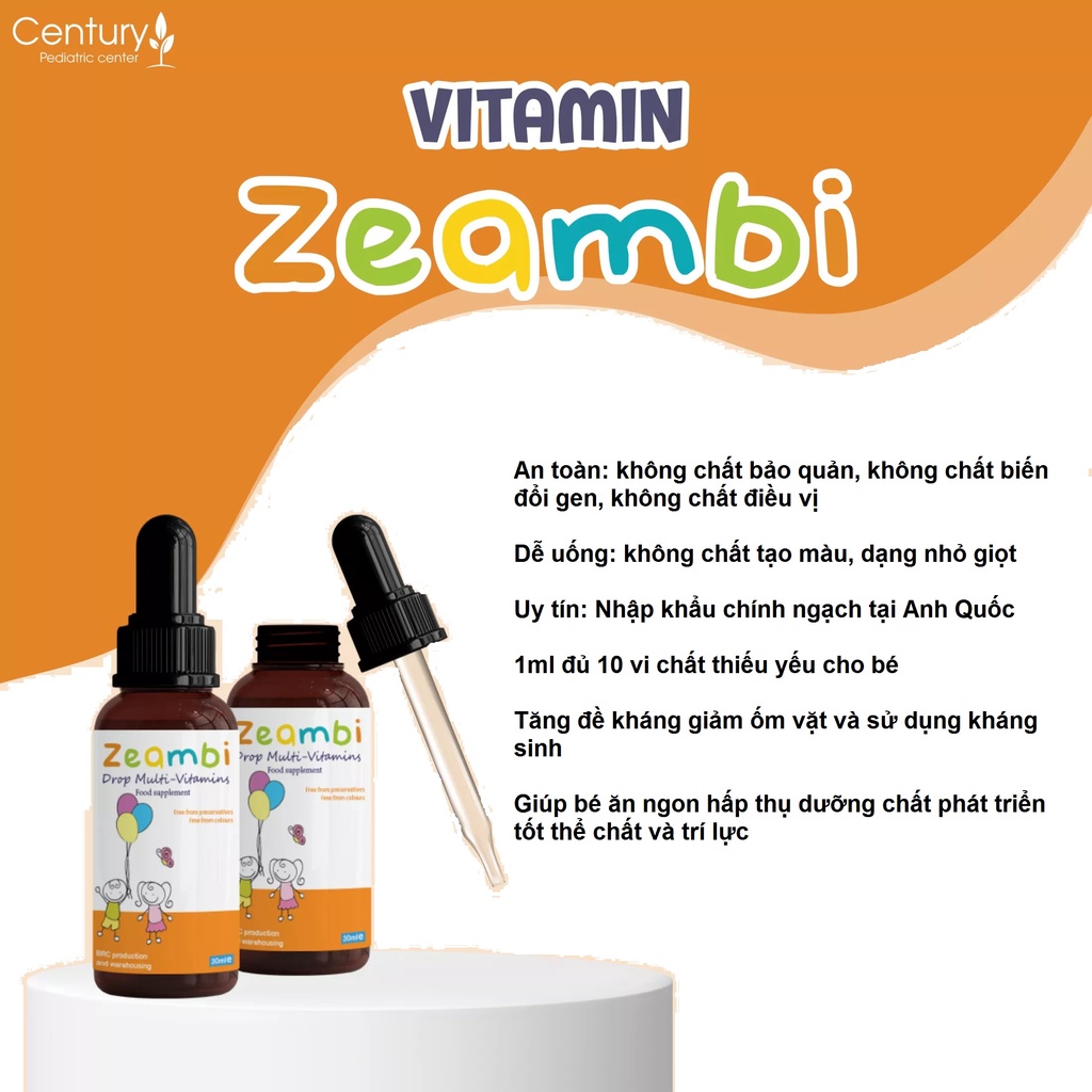 Vitamin tổng hợp Zeambi 30ml