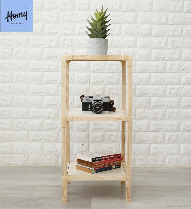 Kệ Gỗ 3 Tầng vuông 32x32x68cm  HOMY VIỆT NAM