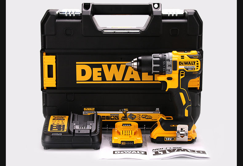 [HCM][Trả góp 0%] Dewalt - Máy khoan vặn vít dùng pin 18V/4.0Ah DCD791M2-B1 (Kèm 2 pin 1 đế sạc và 1 vali nhựa)