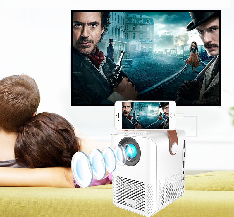 Máy chiếu mini, máy chiếu, chiếu, máy chiếu mini giá rẻ, máy chiếu kết nối điện thoại, projector, Máy chiếu KAW K550 Full HD Kết Nối Hệ Điều Hành Android - Hỗ trợ 4K, kết nối wifi + bluetooth, nhỏ gọn - Bảo hành chính hãng