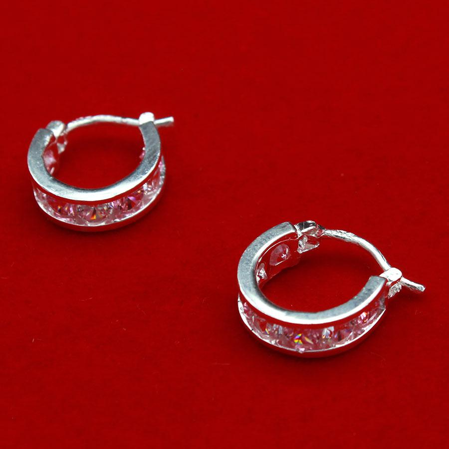 Hoa tai nữ bạc hiểu minh ht142 bảo hành vĩnh viễn