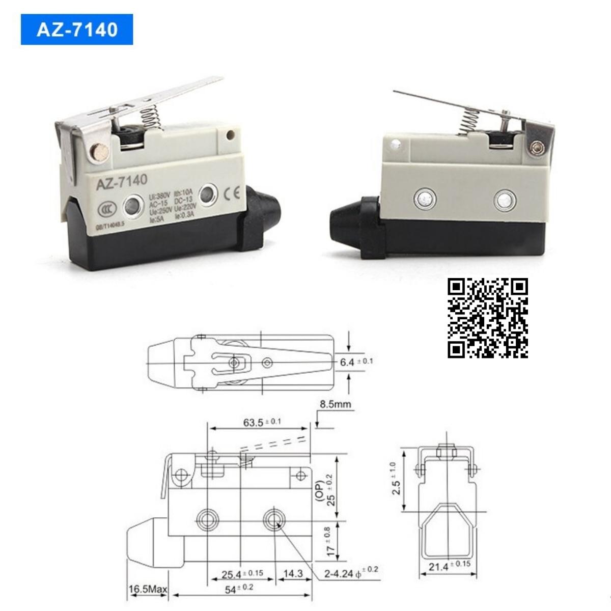 Công tắc hành trình micro witch tz-7310, tz-7311, tz-7312, tz-7120, tz-7121, tz-7140, tz-7141 kín nước chất lượng tốt