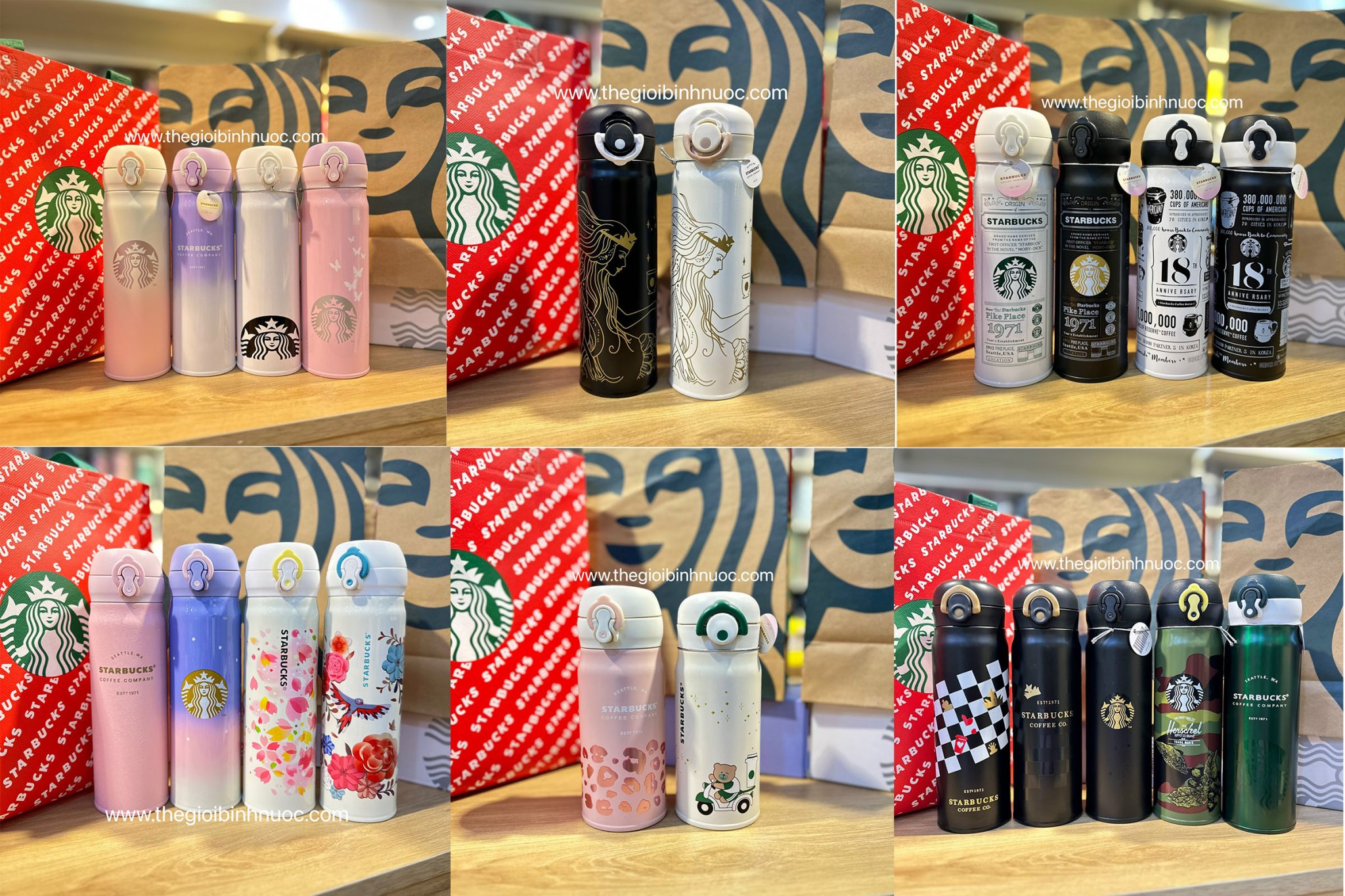 [HCM]Starbucks Thermos Stainless Steel Bottle B397