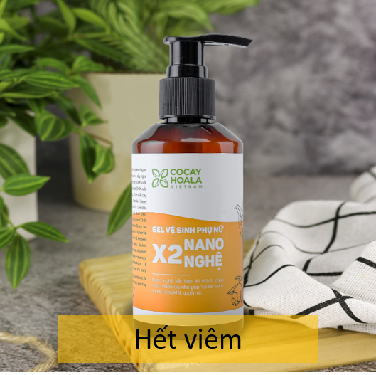 Gel ddvs phụ nữ x2 Nano nghệ [ngăn ngừa viêm nhiễm phụ khoa, kháng viêm, mùi, hồng xinh se khít]