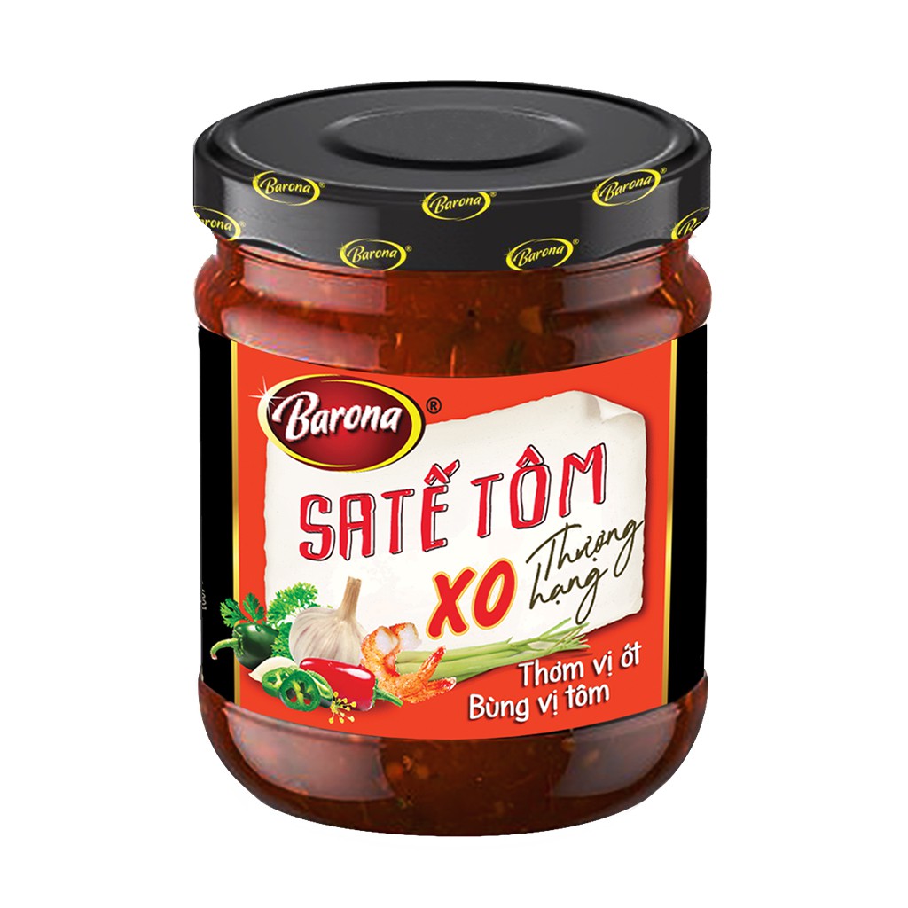Barona Premium Xo Shrimp Satay 100g