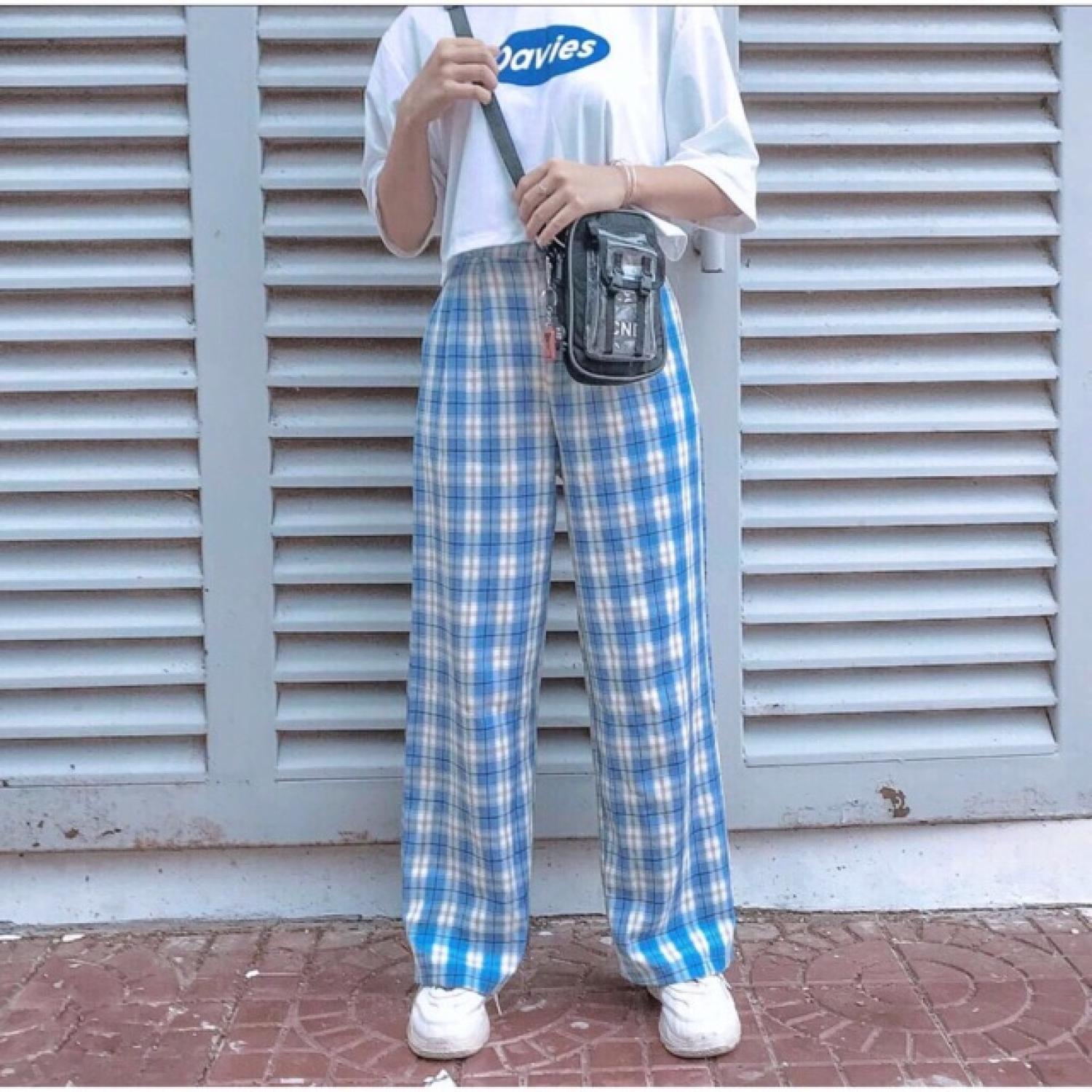 Quần kẻ karo to mẫu mới
