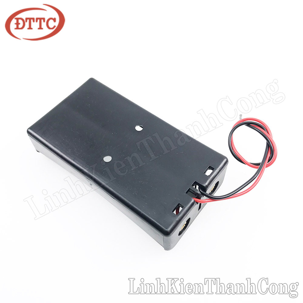 Đế Pin 18650 2P Đấu Nối Tiếp - Loại 2 Pin