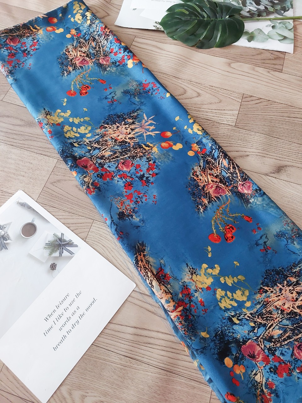 (2m x 1.5m) Vải Lụa Mango Hoa Nhiều Mẫu