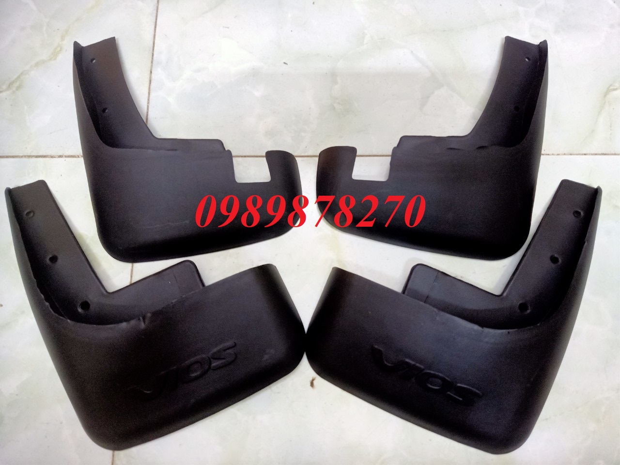 Bộ chắn bùn xe Toyota Vios đời 2003-2006 ( có chữ Vios)