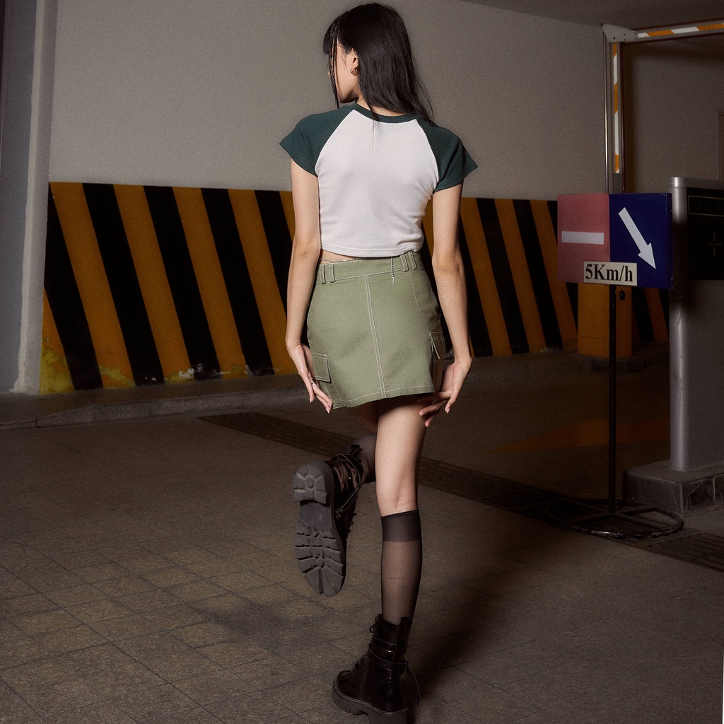 Áo Croptop Phối Tay PRADIES Fantasy