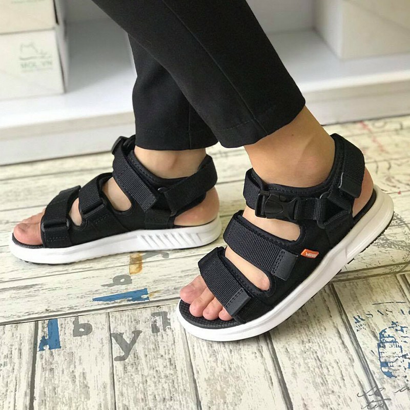 [HCM]Giày Sandal Vento Nam Nữ SD-NB03 Đen