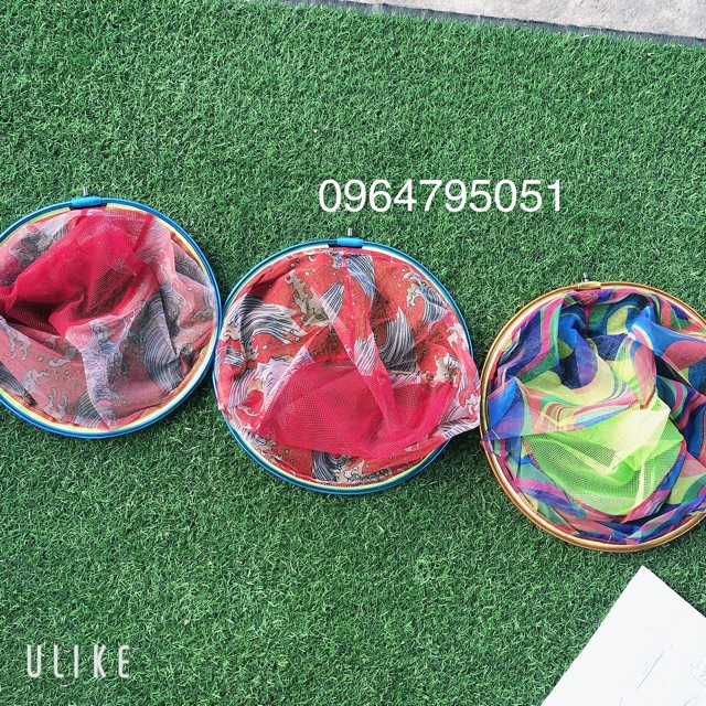 Combo cán vợt câu cá cacbon sai 2,7m và vành vợt 40cm  (cam kết đổi trả trong 2 tuần đầu)